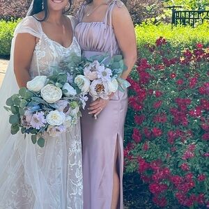 Revelry Satin Bridesmaid Dress